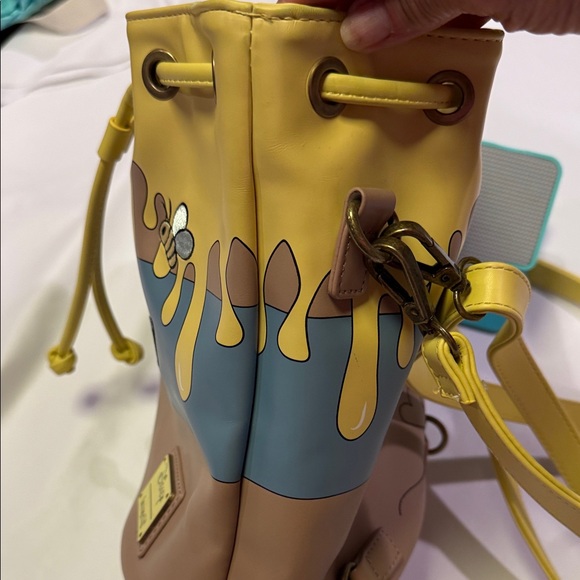 Loungefly Disney Hunny Pot Bucket Bag - Yellow and Blue main image 12